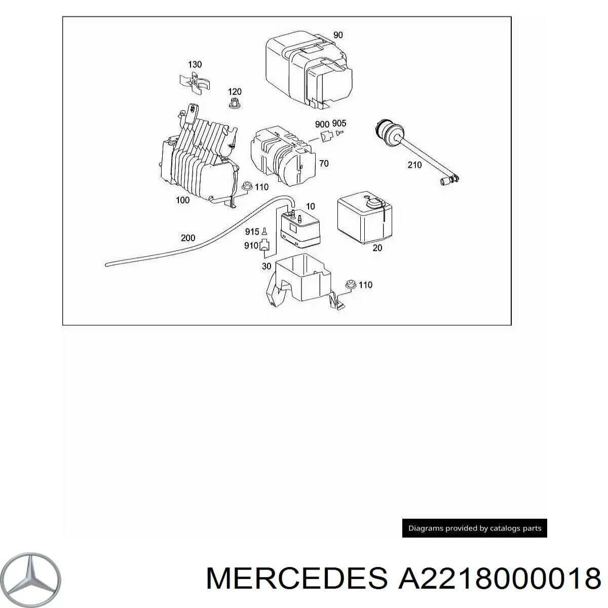 A2218000018 Mercedes 
