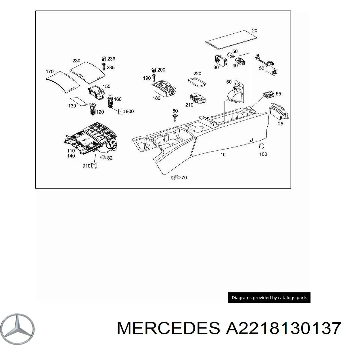  Mercedes A2218130137 цена, от 2.53 USD