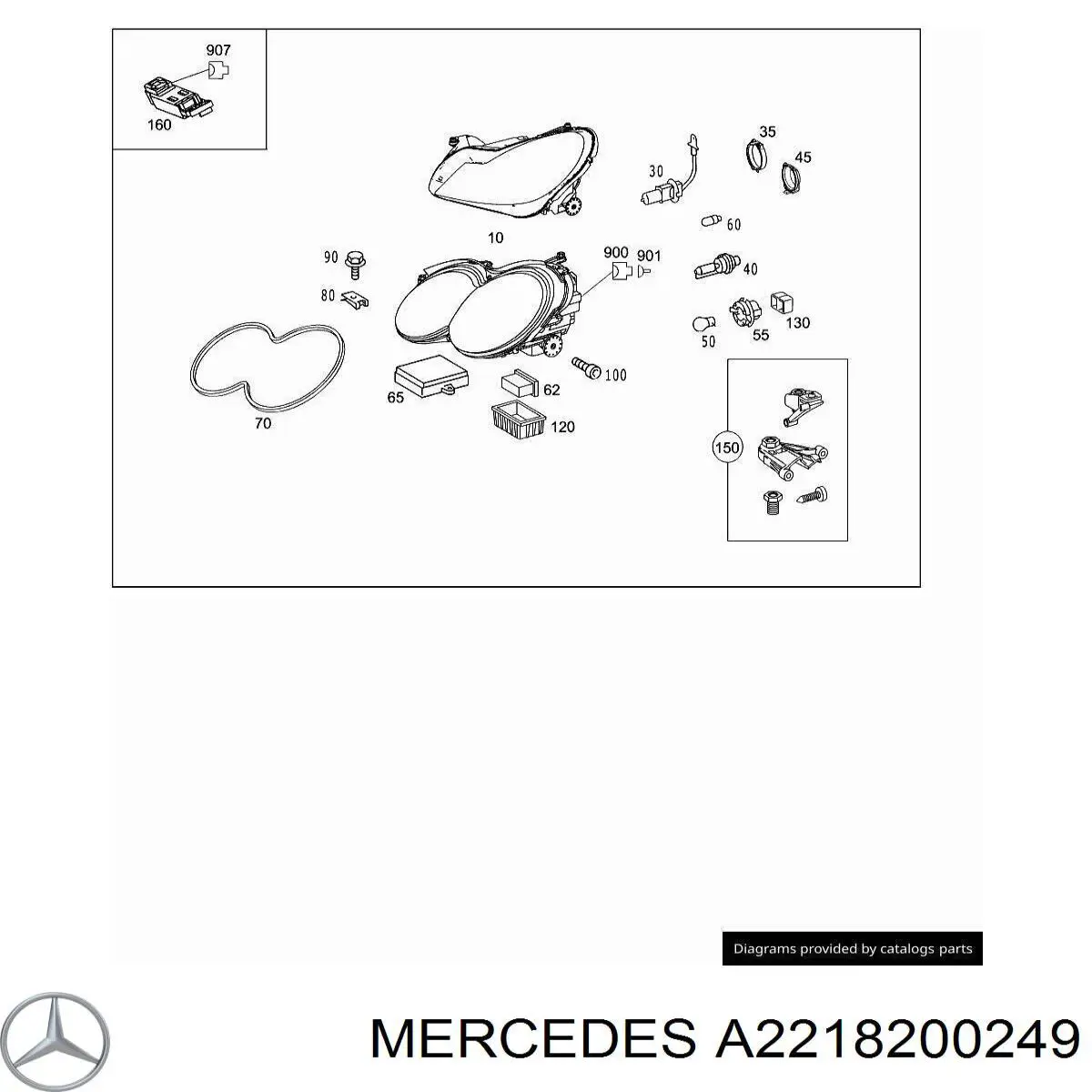  Mercedes A2218200249 цена, от 7.52 USD