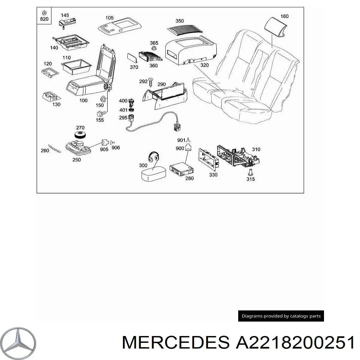 A2218200251 Mercedes 