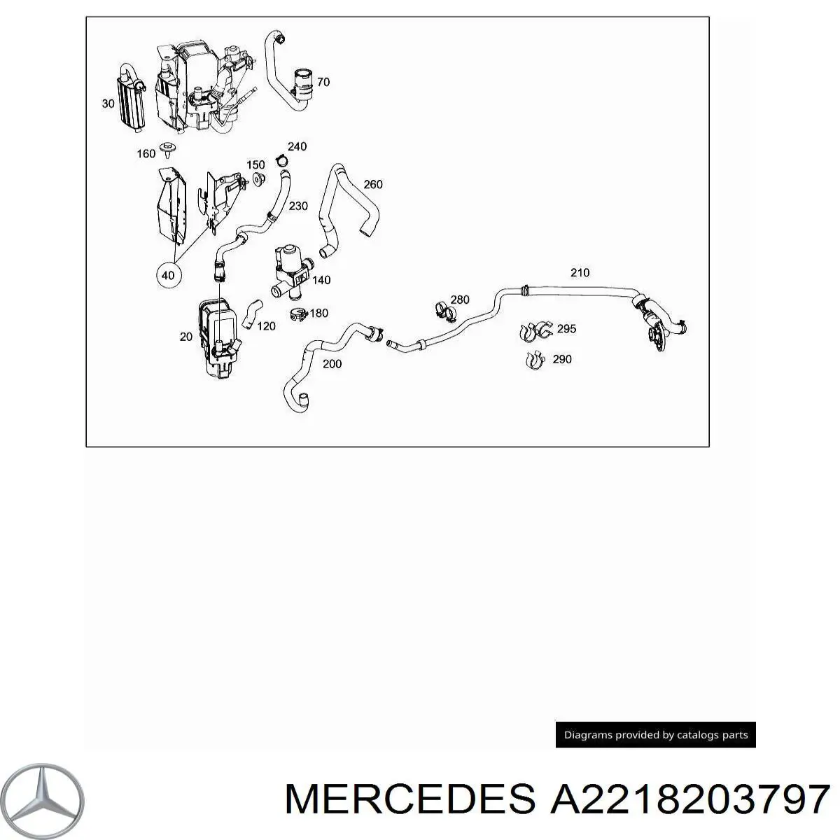  A2218203797 Mercedes