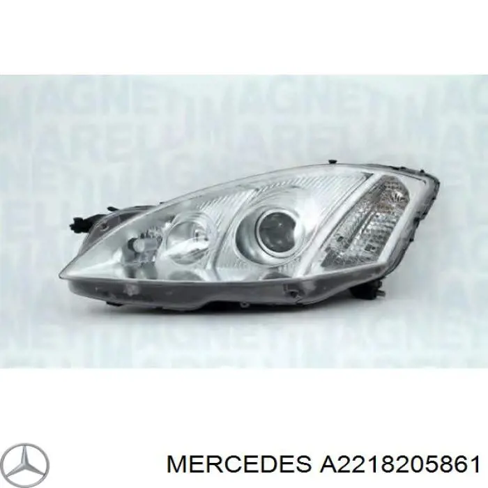 2218205861 Mercedes luz direita