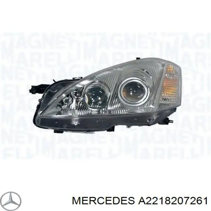 2218207261 Mercedes Фара передняя правая
