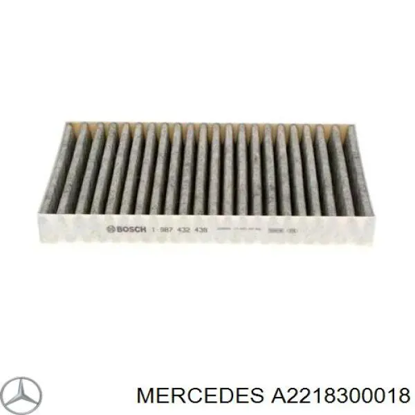 Фильтр салона A2218300018 Mercedes