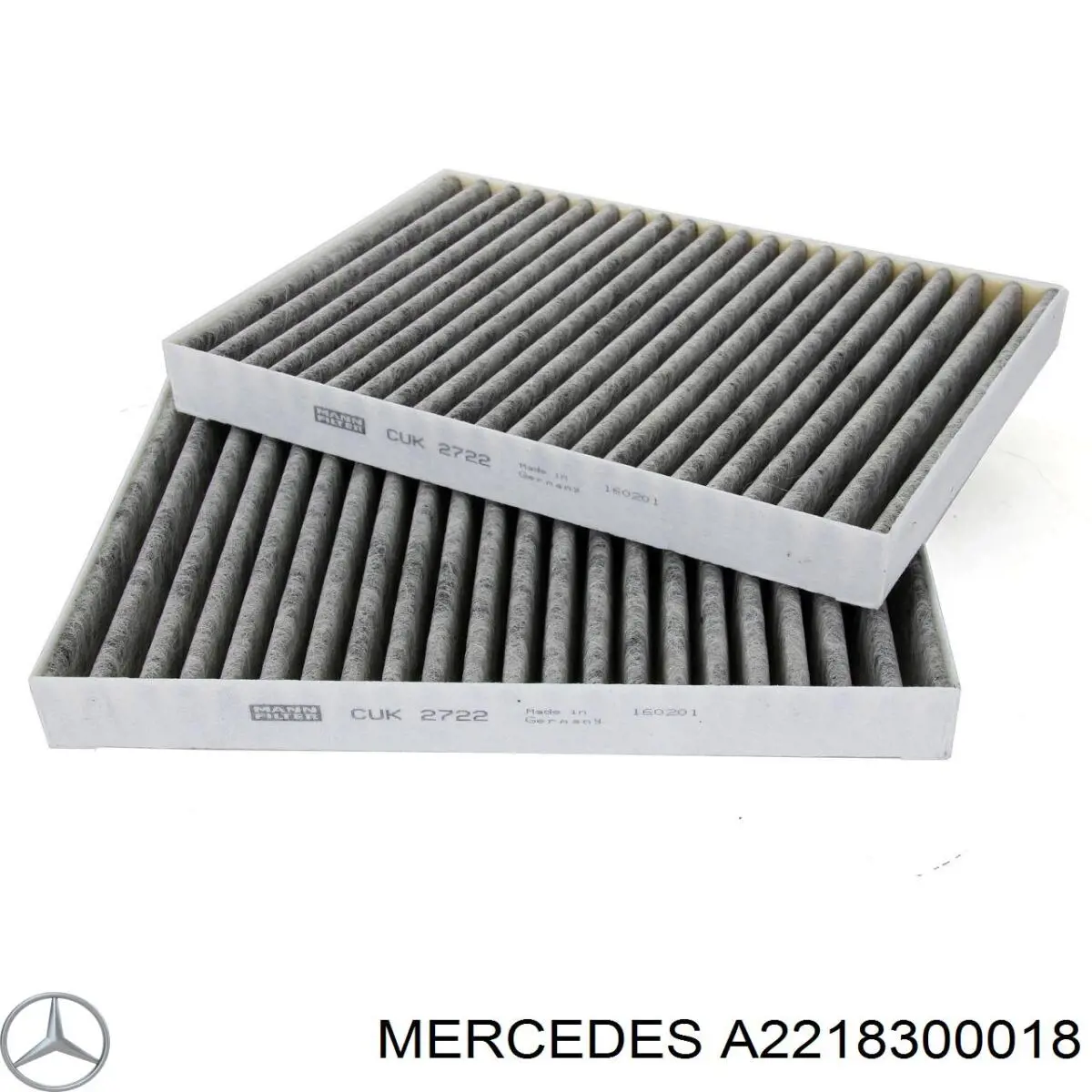 Купить A2218300018 Mercedes Фильтр салона угольный