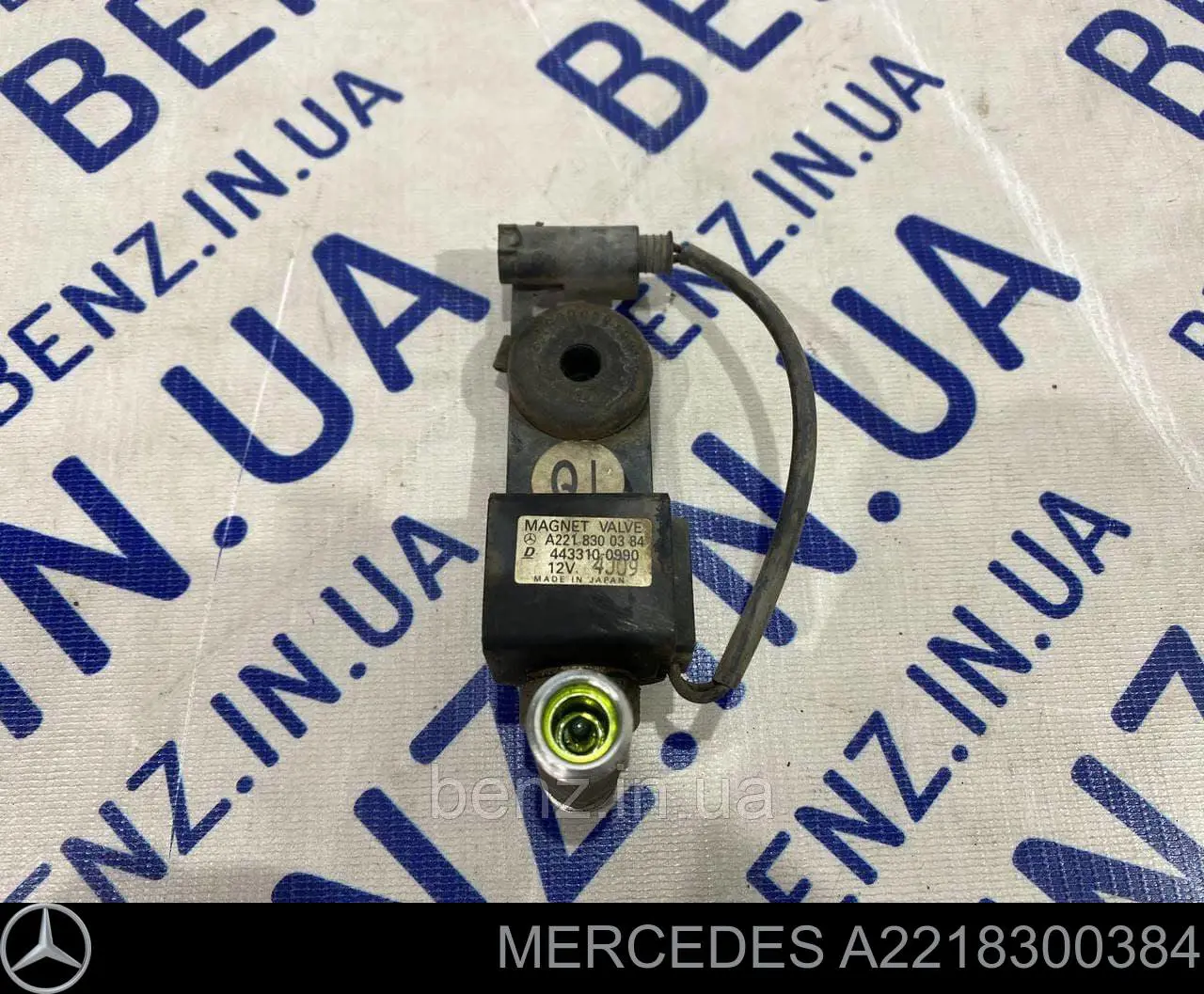 A2218300384 Mercedes válvula trv de aparelho de ar condicionado