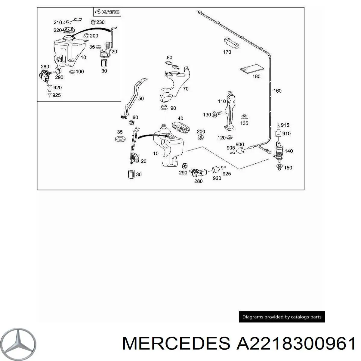 A2218300961 Mercedes 