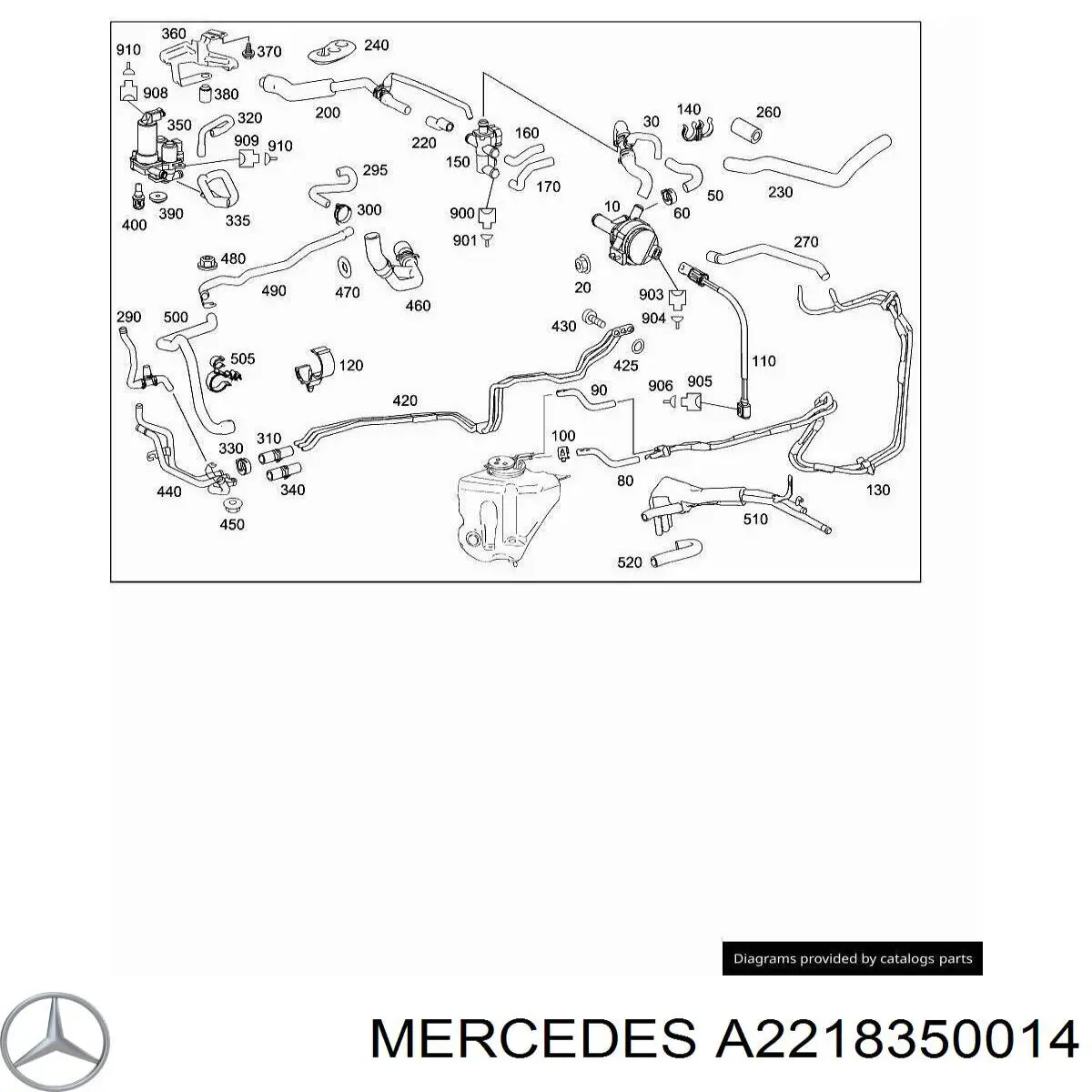 A2218350014 Mercedes 