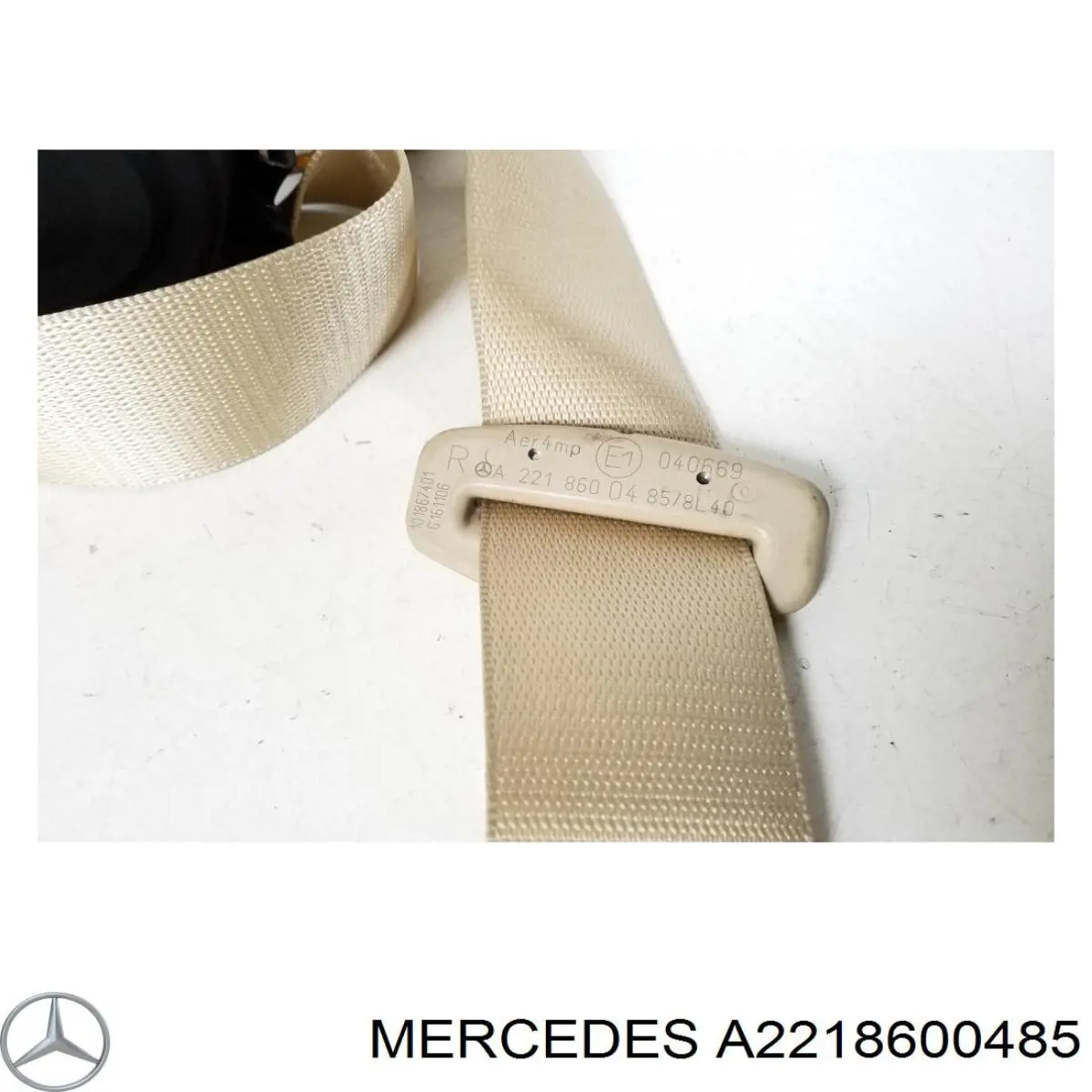 Ремень безопасности задний правый 2218600485 Mercedes