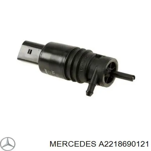 Bomba de agua limpiaparabrisas, delantera A2218690121 Mercedes