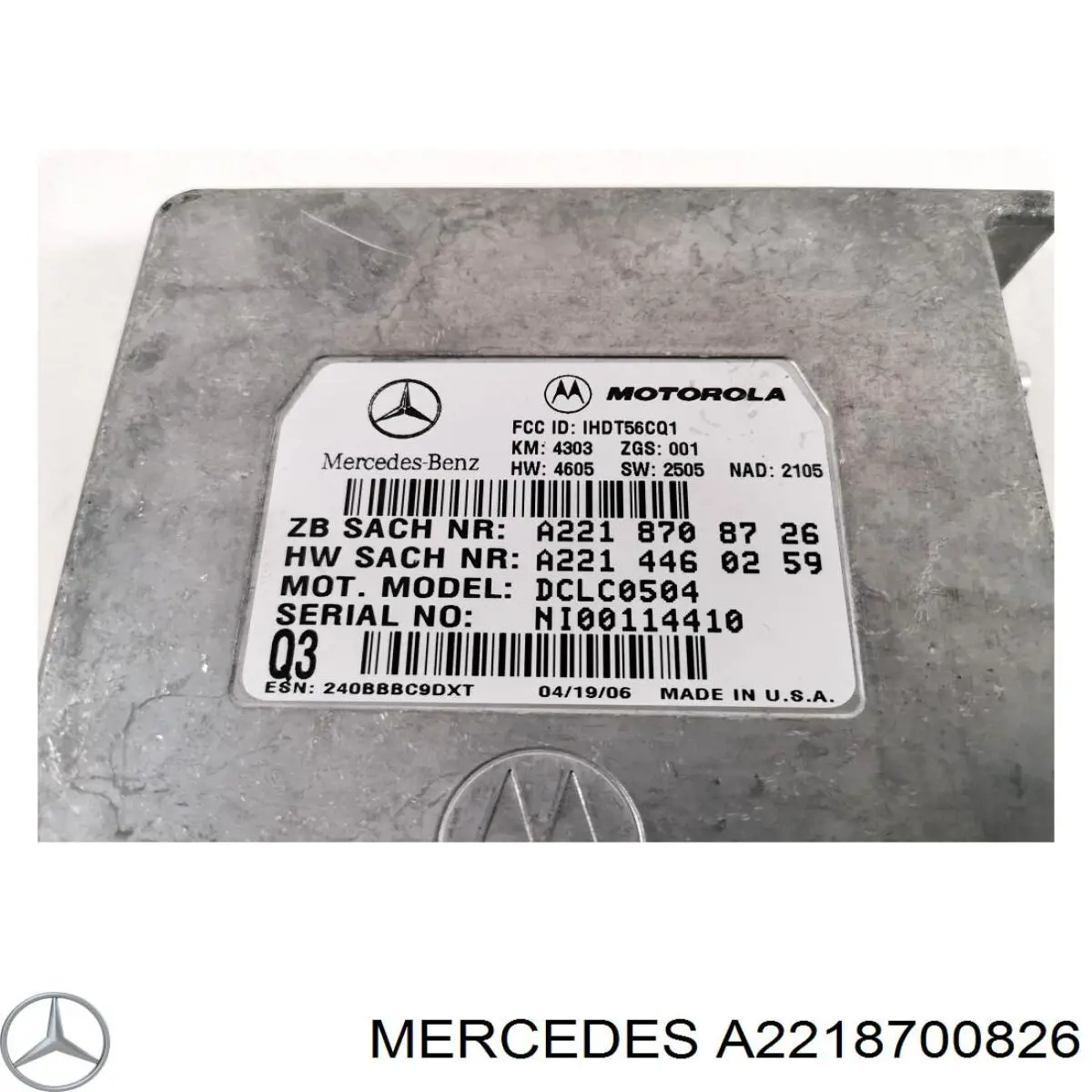 A2218700826 Mercedes 