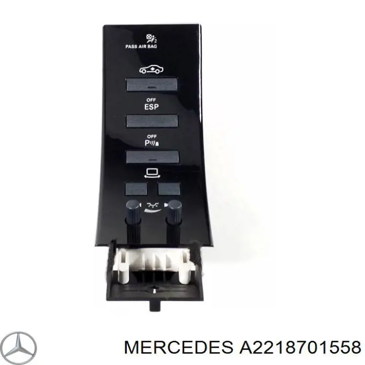 A2218701558 Mercedes Блок кнопок центральной консоли