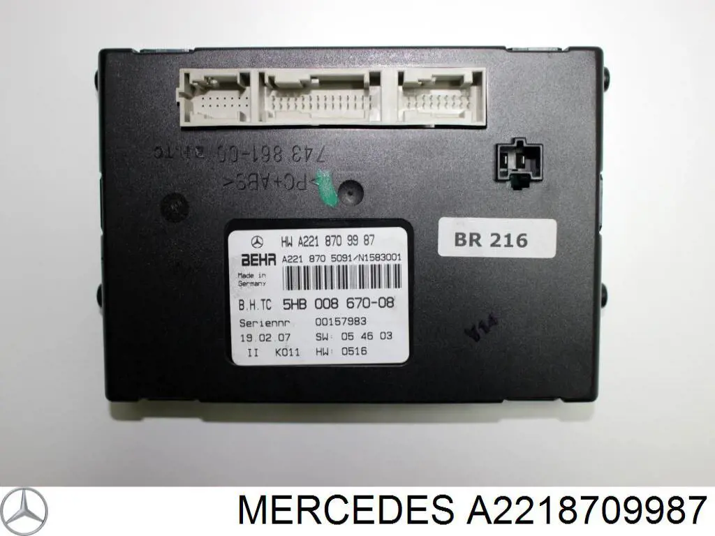 A2218709987 Mercedes 