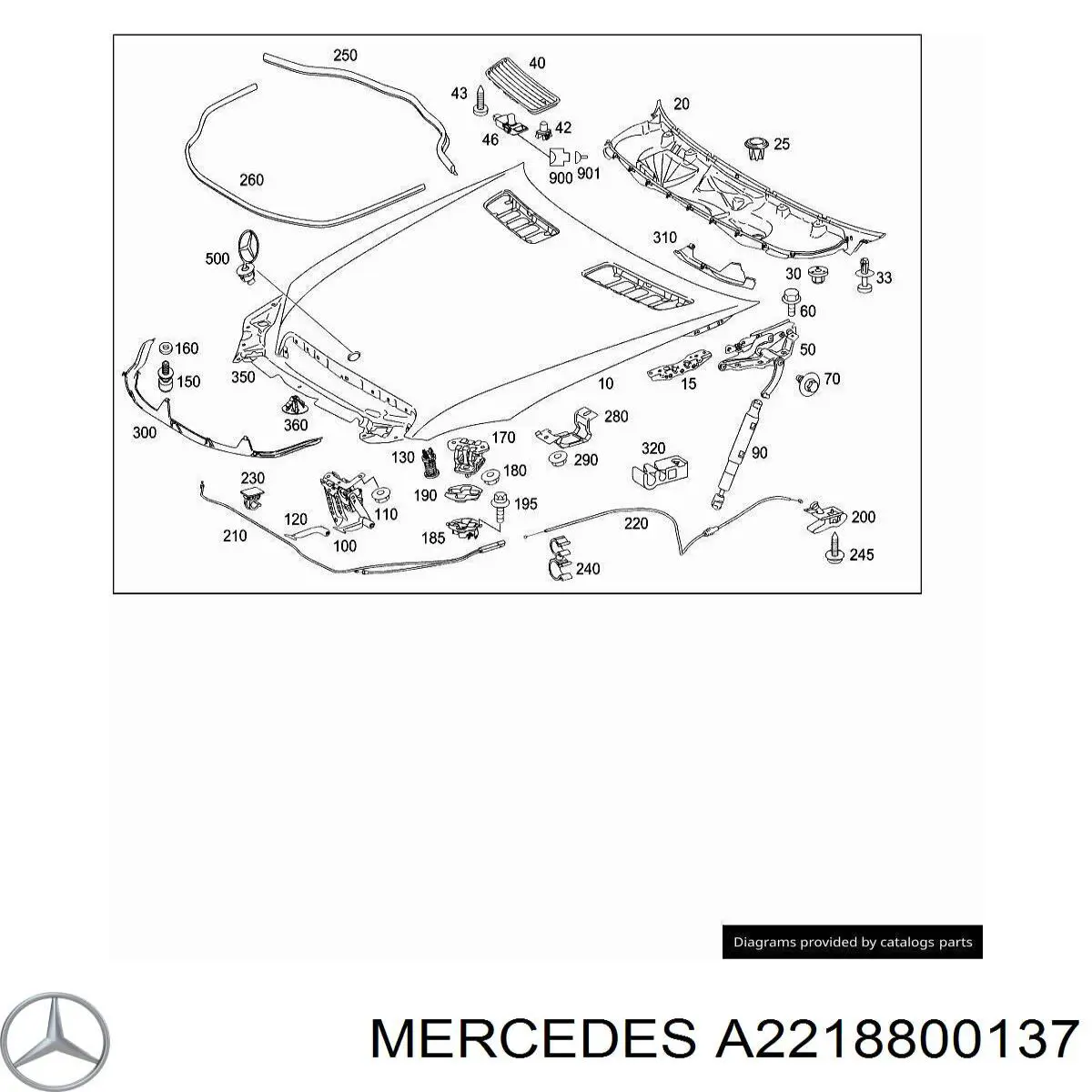 A2218800137 Mercedes 