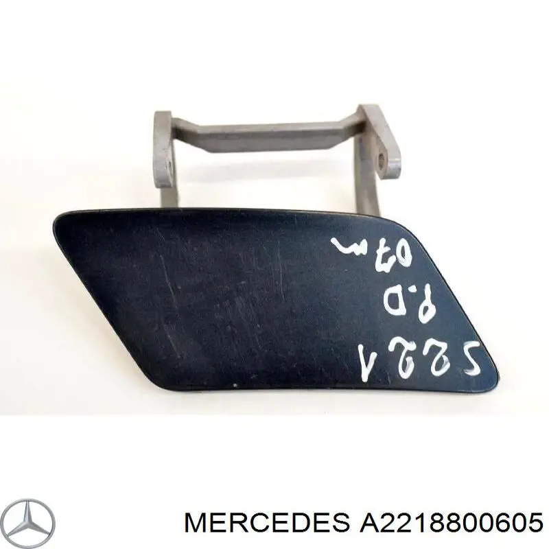 A2218800605 Mercedes placa sobreposta do injetor de fluido para lavador da luz dianteira