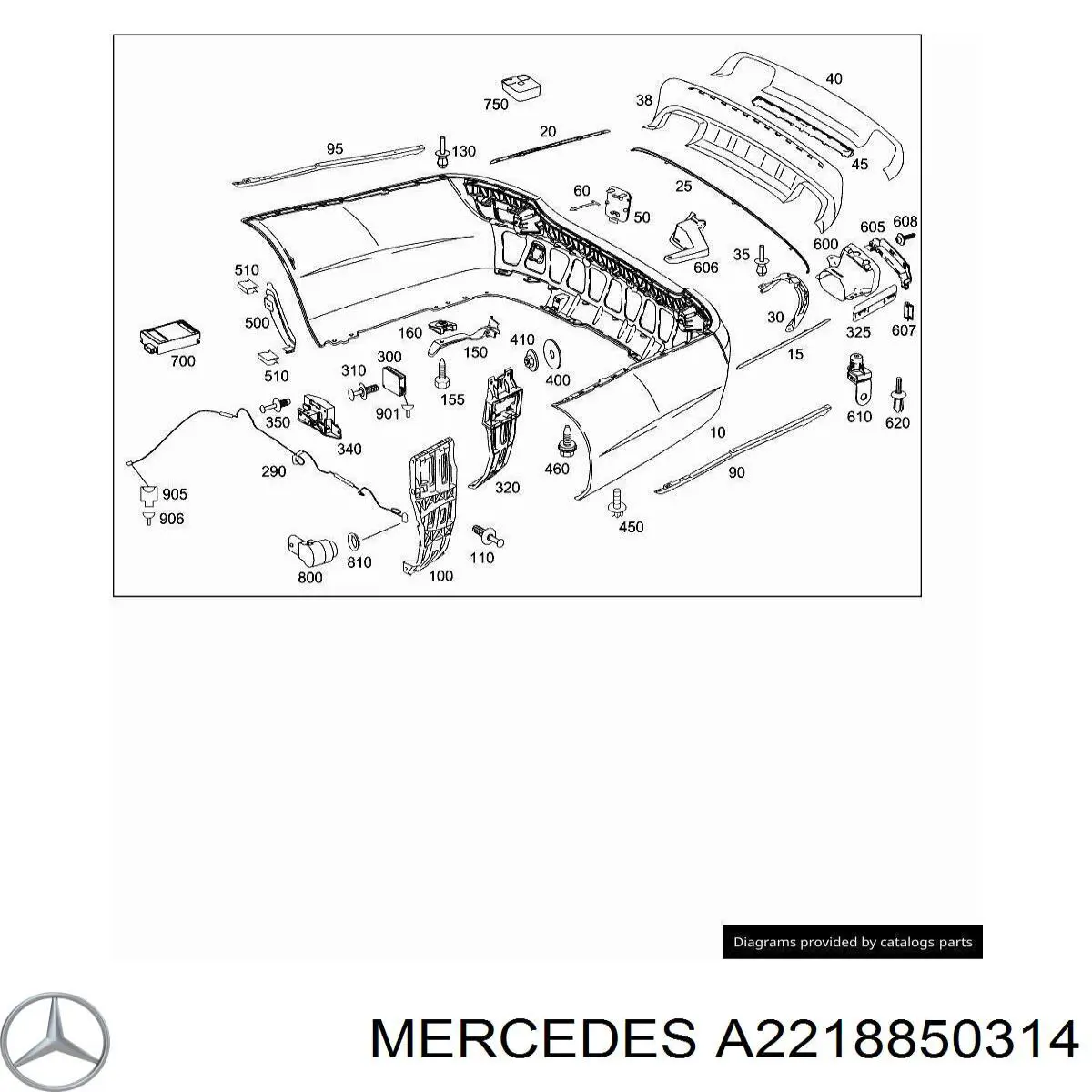 2218850314 Mercedes 