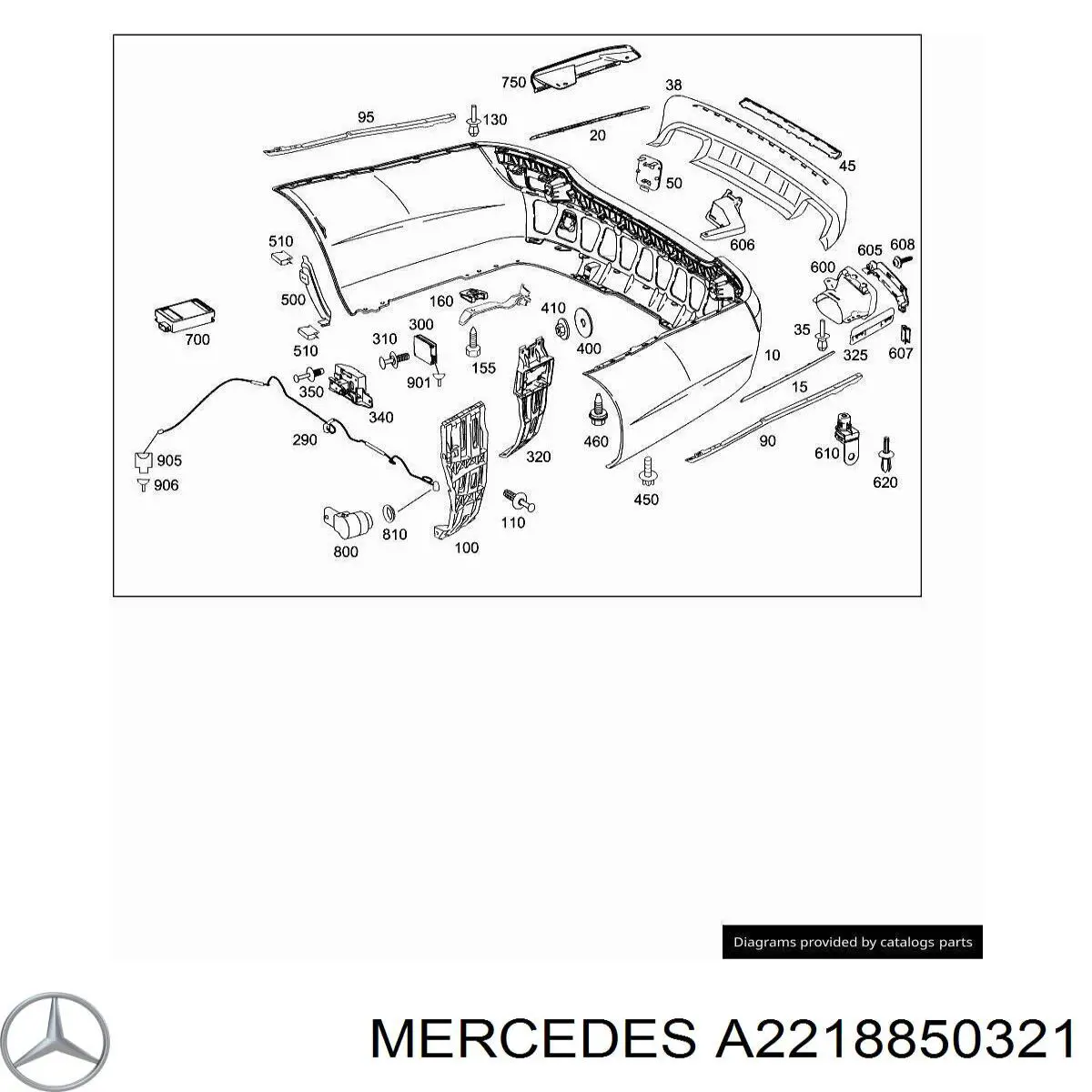 Молдинг бампера заднего левый Signeda PBZ99069AL цена, от 17.20 USD