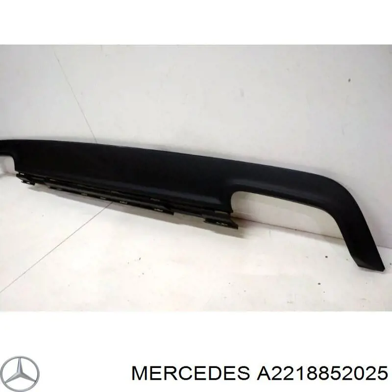 Placa sobreposta do pára-choque traseiro para Mercedes S (W221)