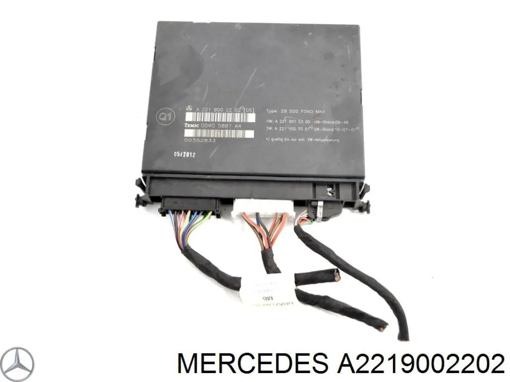 A2219002202 Mercedes monitor (display do encosto de cabeça dianteiro)