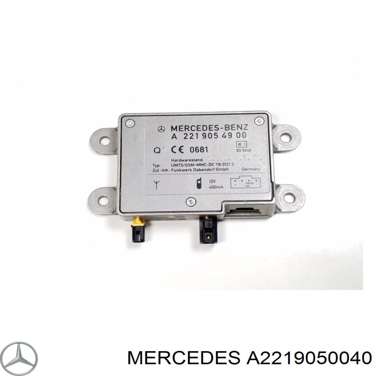 A2219050040 Mercedes reforçador do sinal de antena