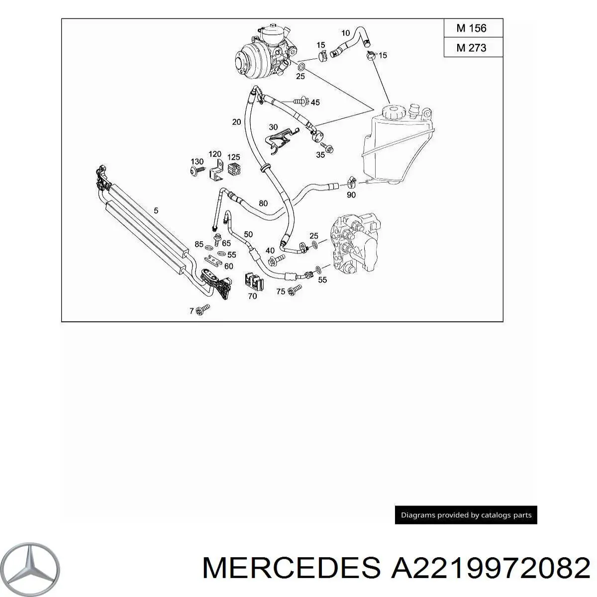  Mercedes A2219972082 цена, от 39.50 USD