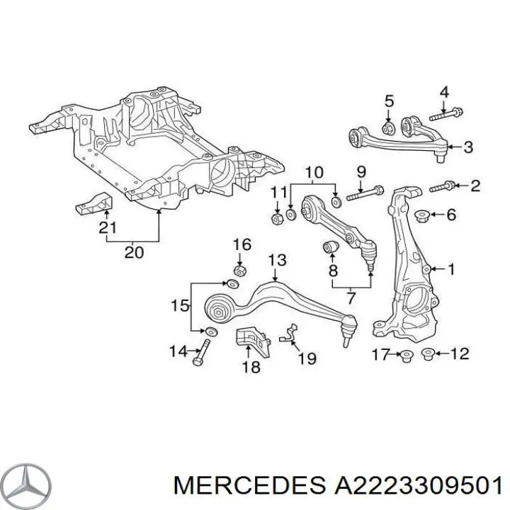  A2223309501 Mercedes