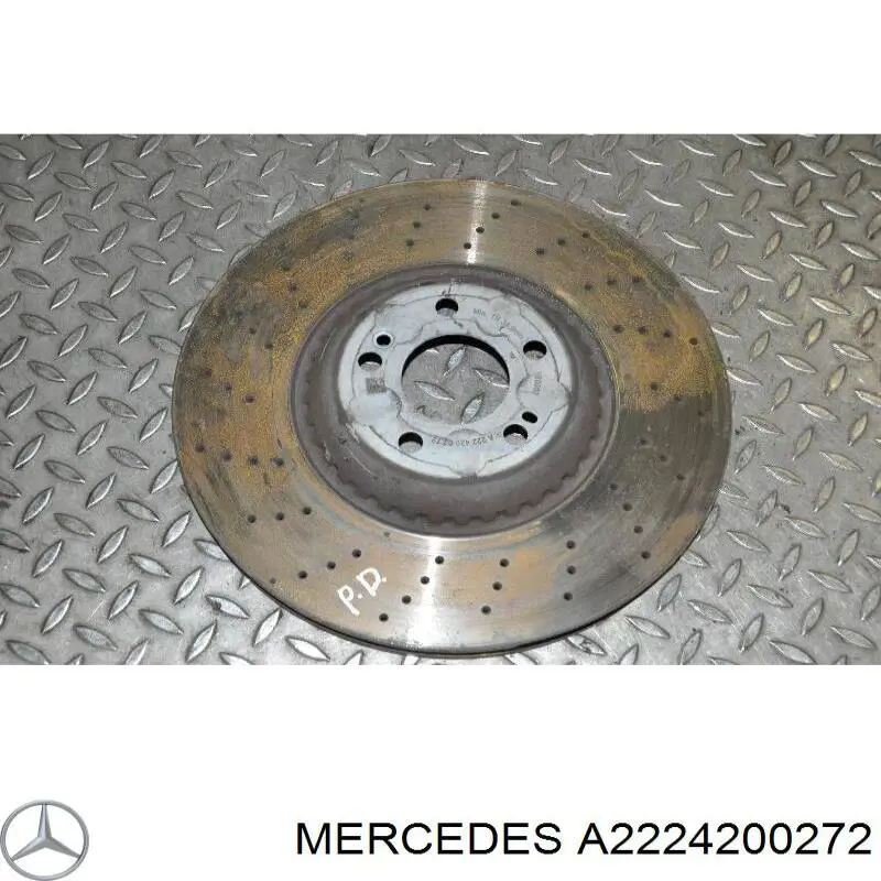 A2224200272 Mercedes Диск тормозной передний