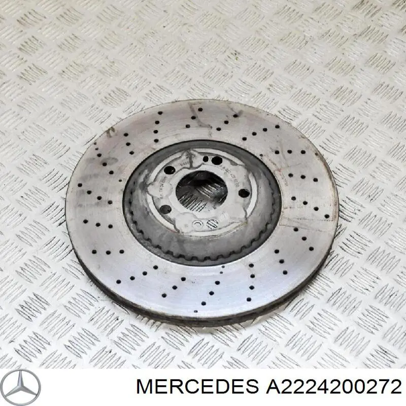 Передние тормозные диски A2224200272 Mercedes