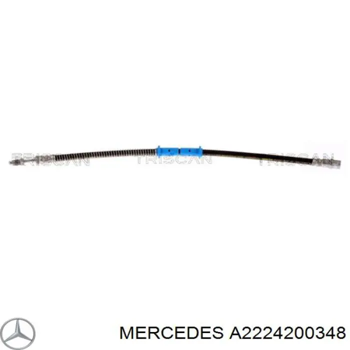 A2224200348 Mercedes mangueira do freio dianteira