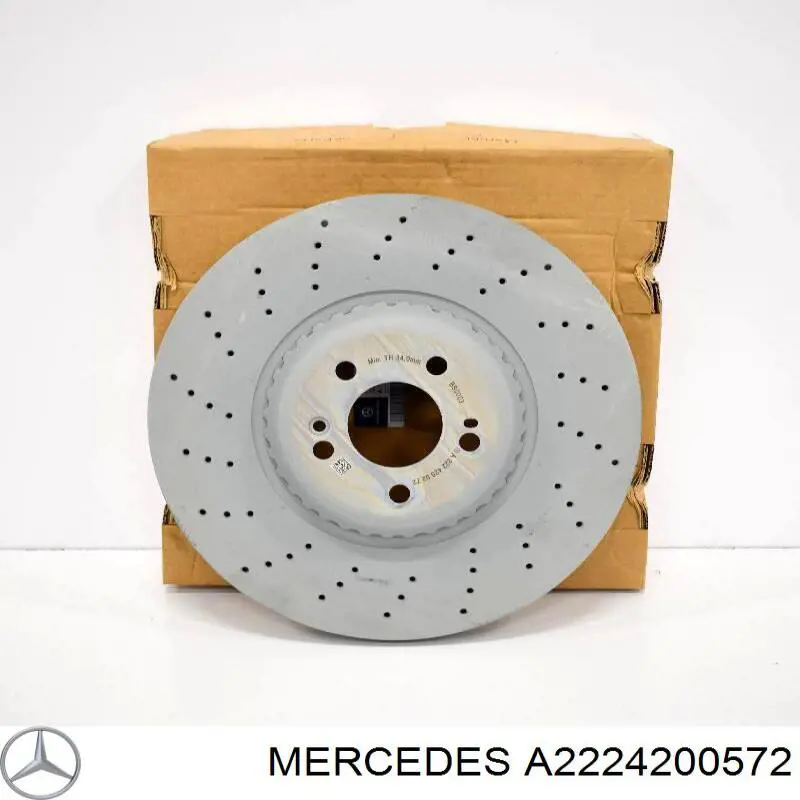 Тормозные диски A2224200572 Mercedes