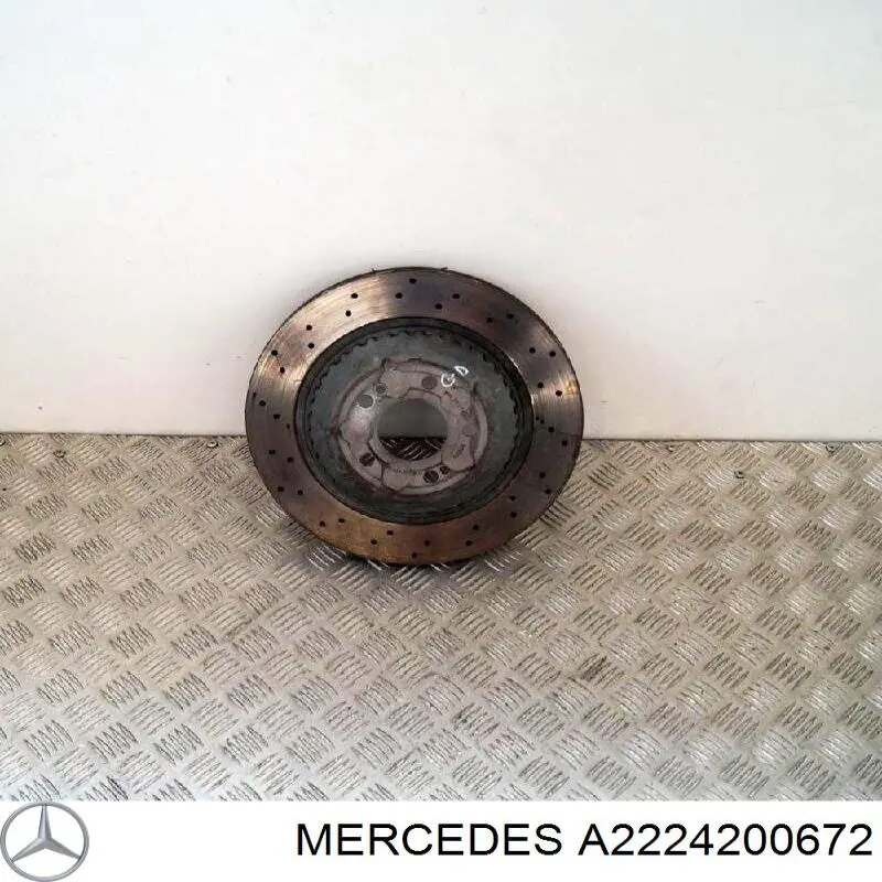 Задний тормозной диск Mercedes A2224200672 цена, от 279.75 USD