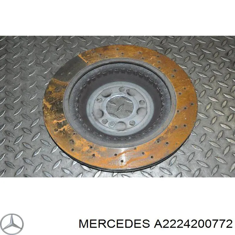 Задний дисковый тормоз Mercedes A2224200772