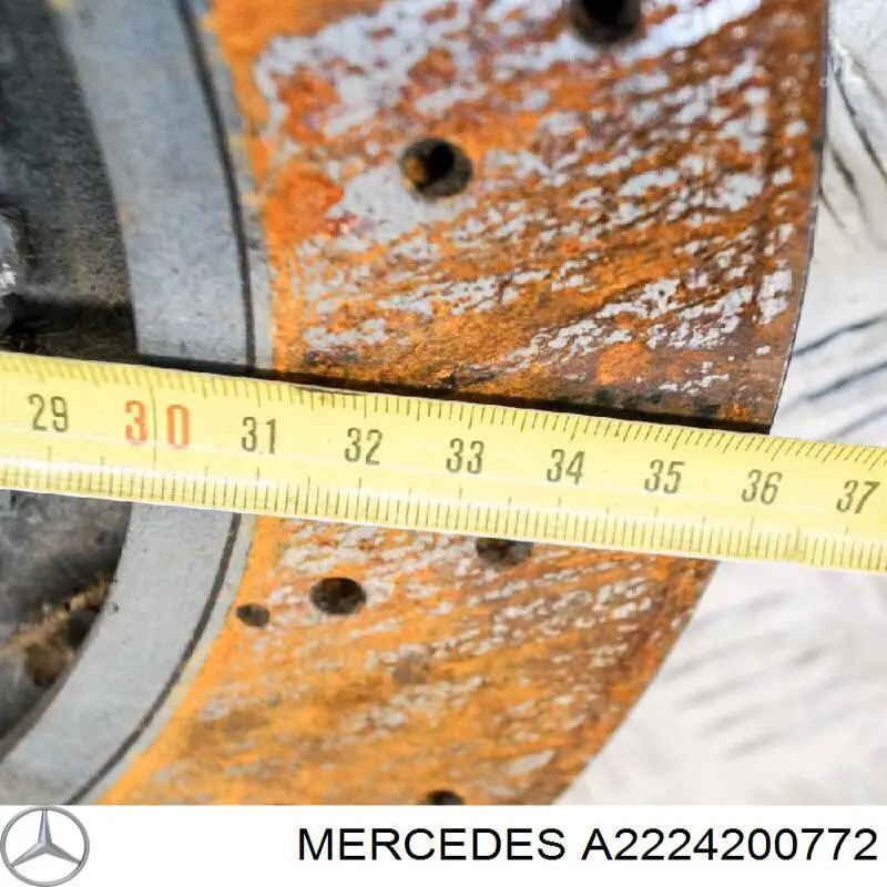 Тормозные диски A2224200772 Mercedes