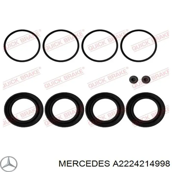 A2224214998 Mercedes Ремкомплект суппорта тормозного, переднего