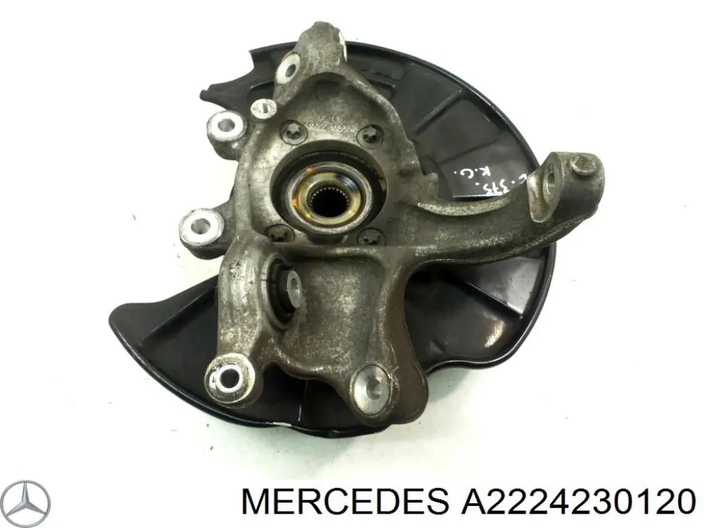 Купить A2224230120 Mercedes Защита тормозного диска заднего, левая