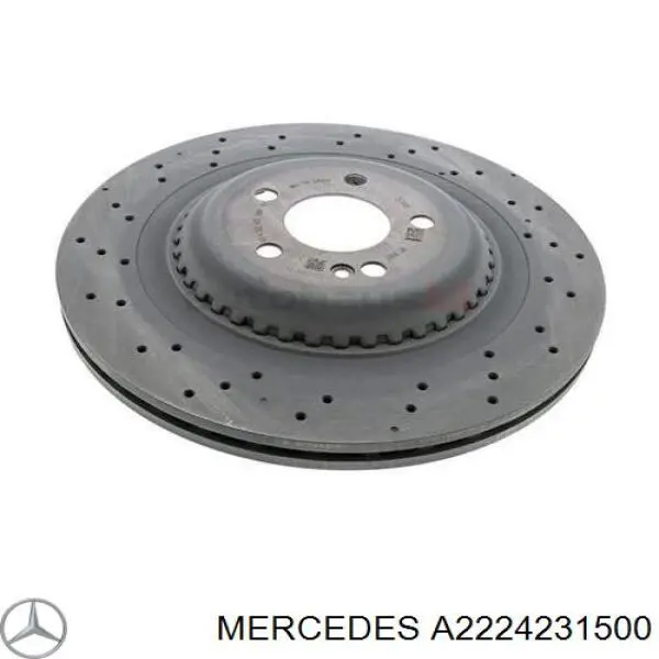 Тормозные диски A2224231500 Mercedes