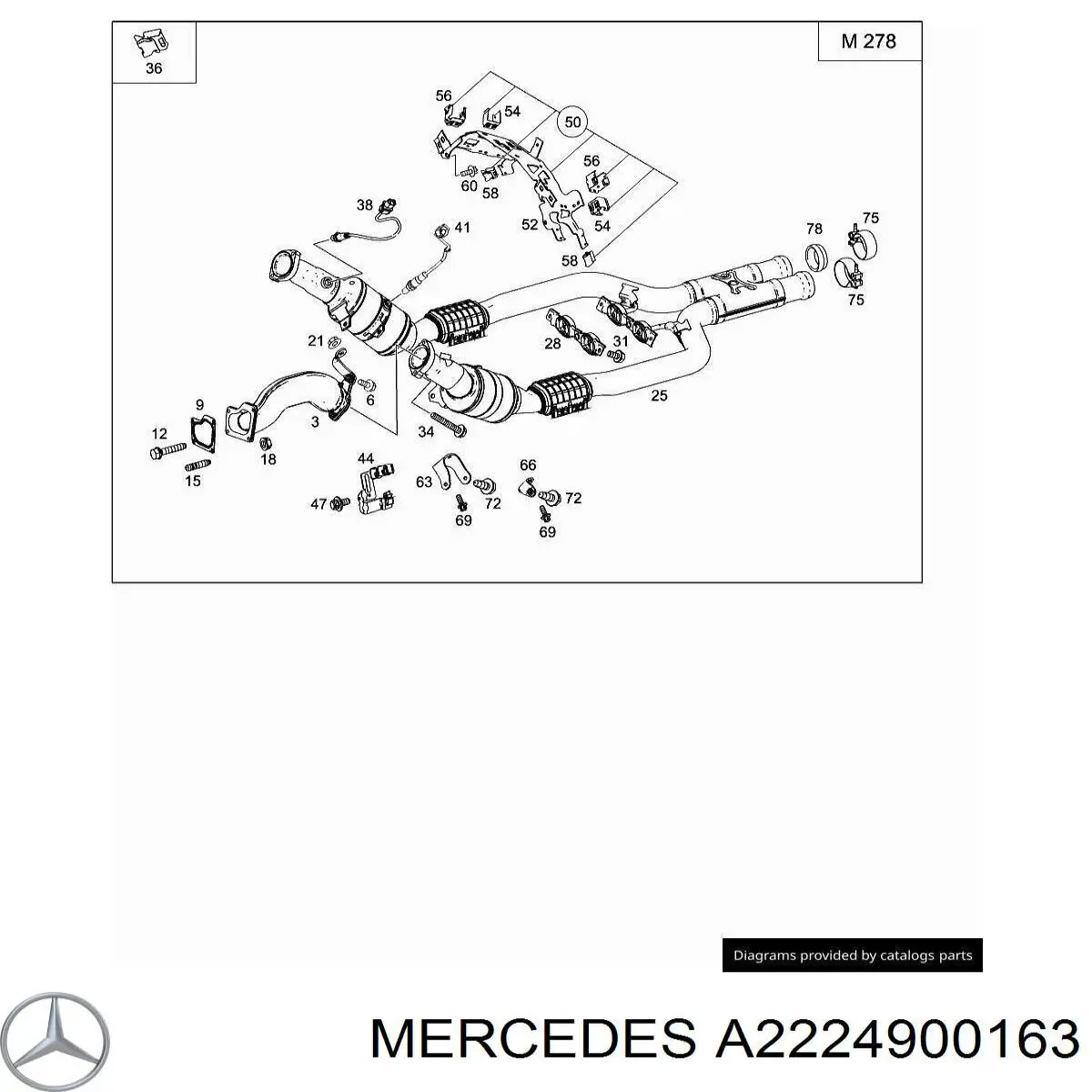 A2224900163 Mercedes 