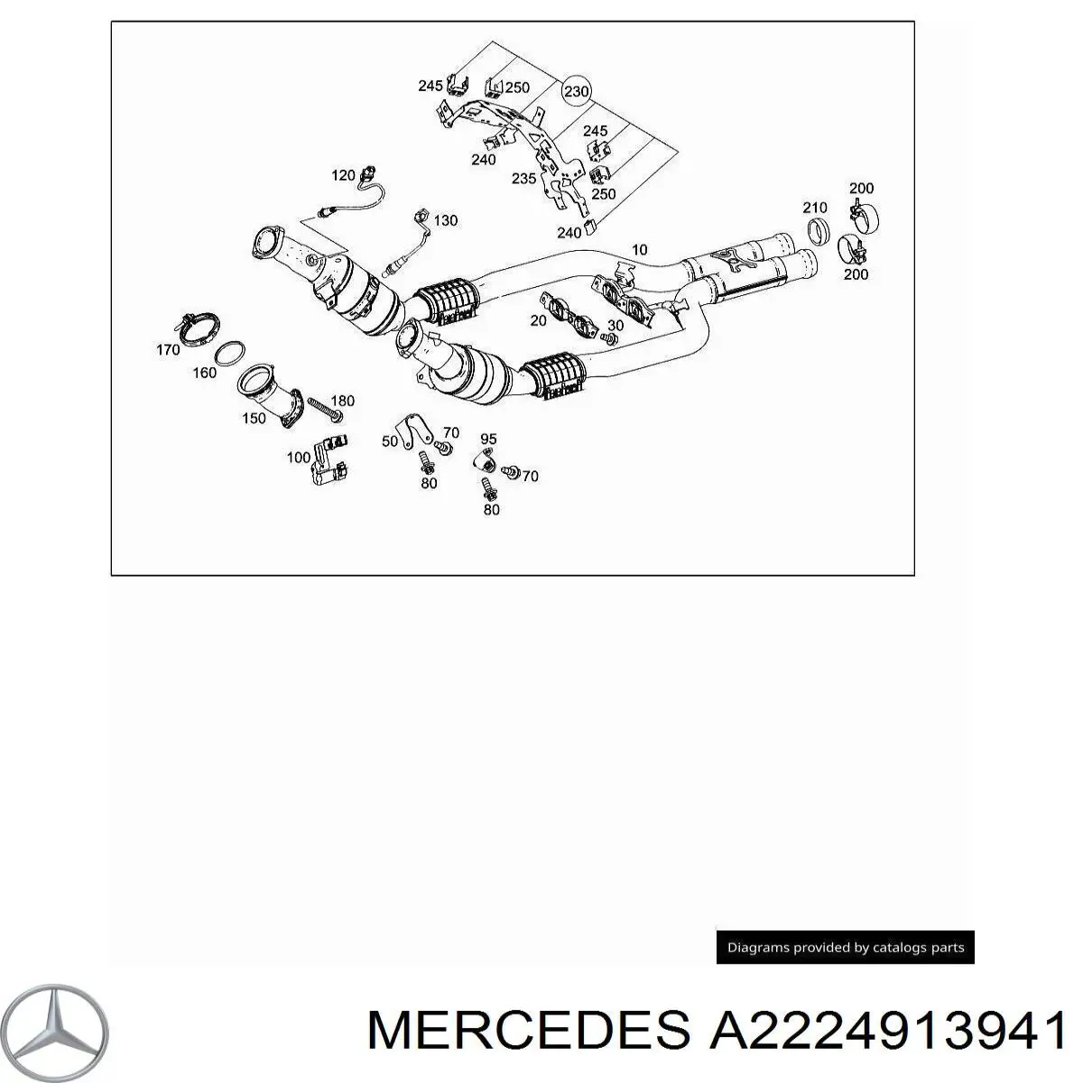 Купить A2224913941 Mercedes 