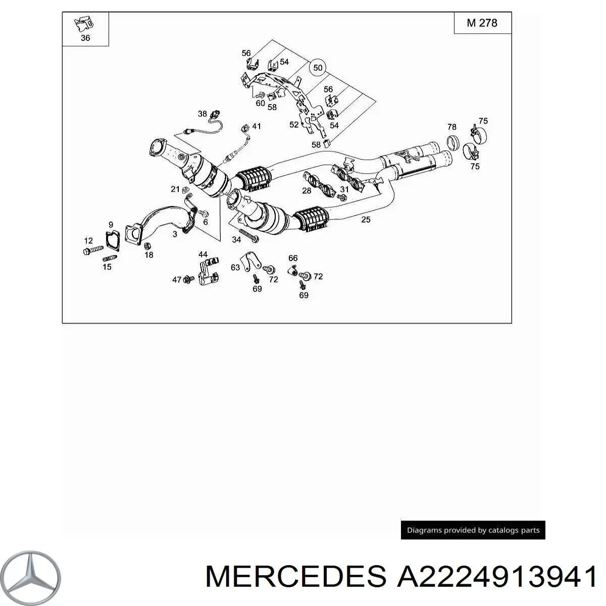 A2224913941 Mercedes 
