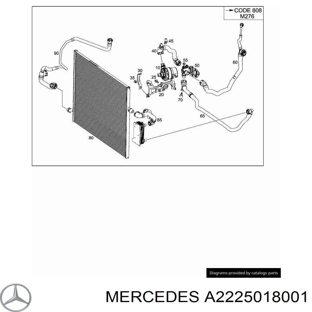 A2225018001 Mercedes 