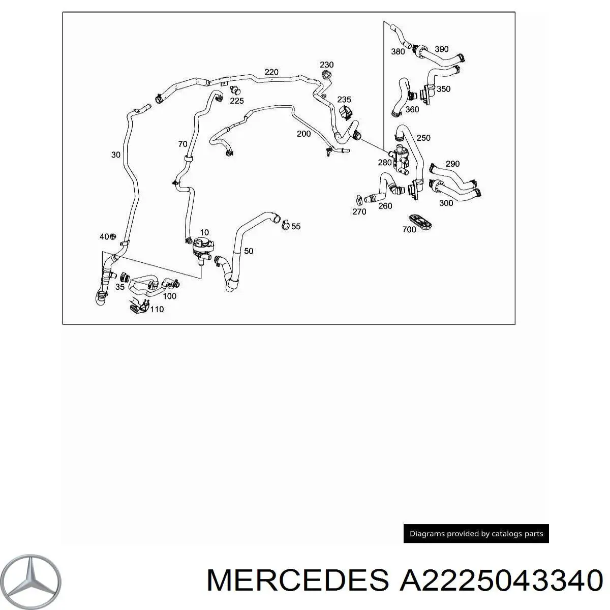 A2225043340 Mercedes 