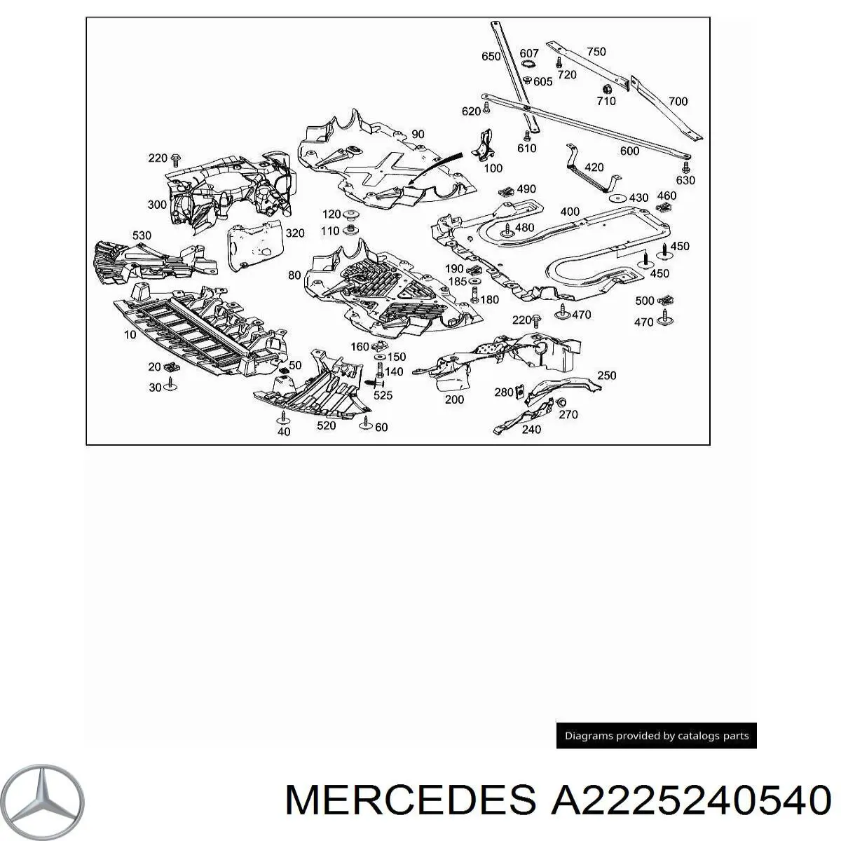 A2225240540 Mercedes 