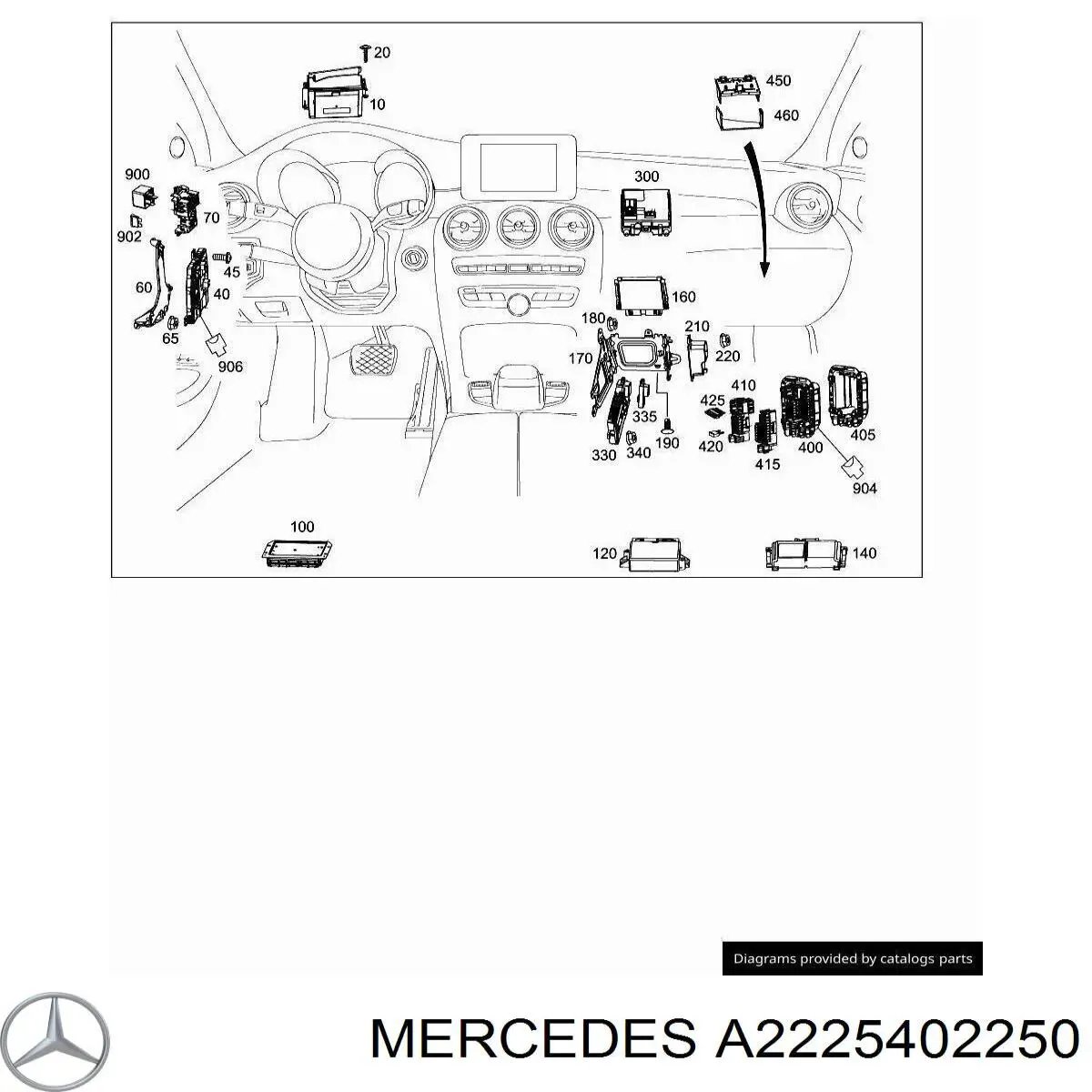 A2225402250 Mercedes 