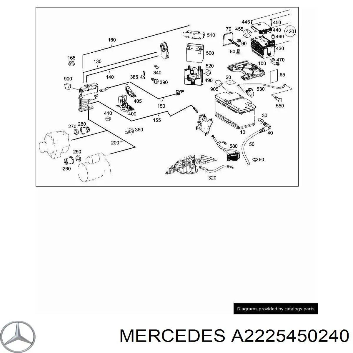 A2225450240 Mercedes 