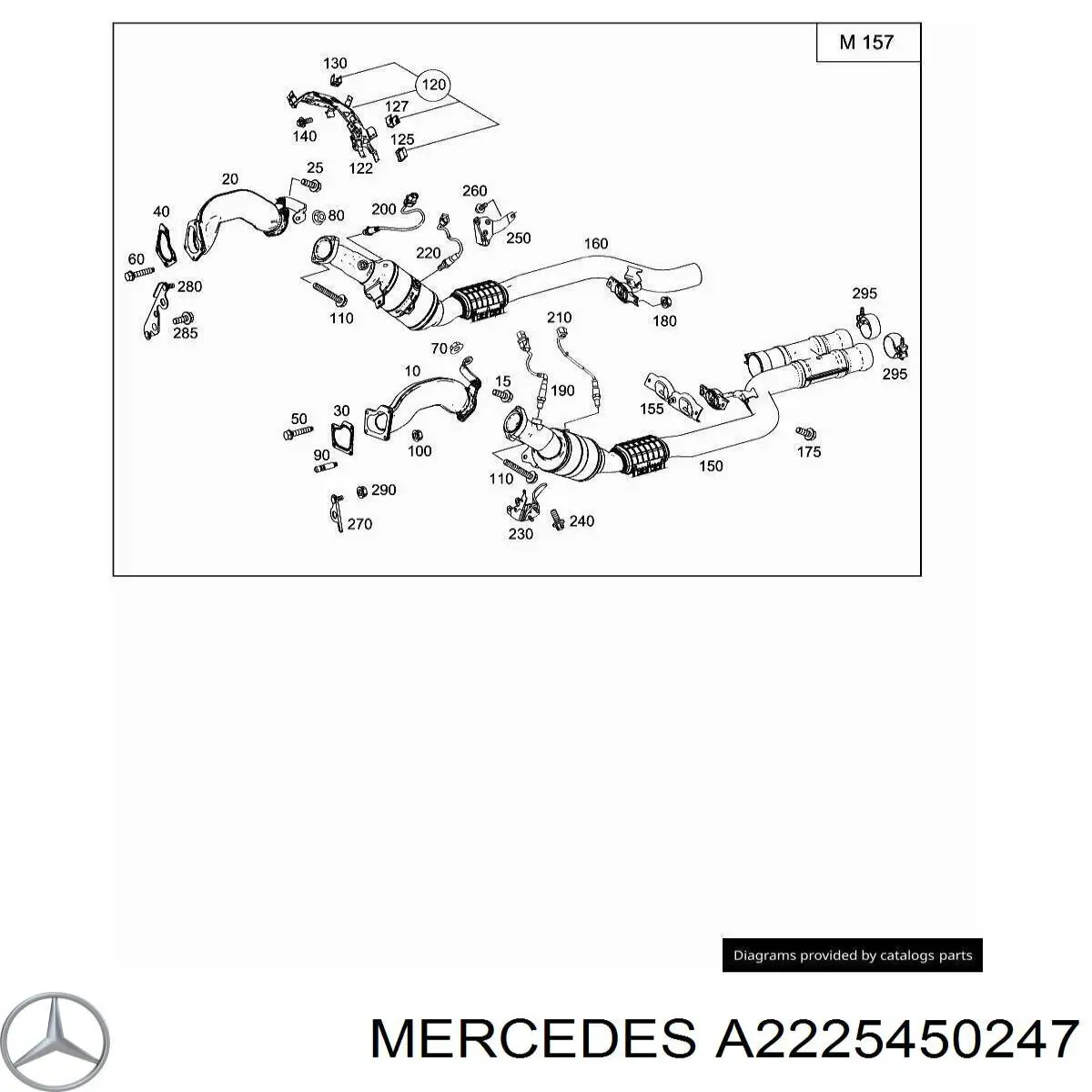 A2225450247 Mercedes 