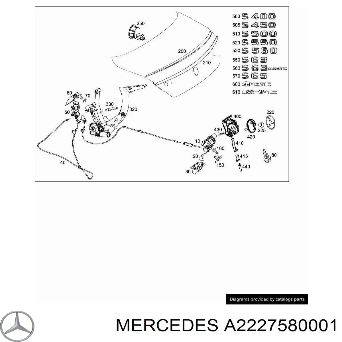  A2227580001 Mercedes