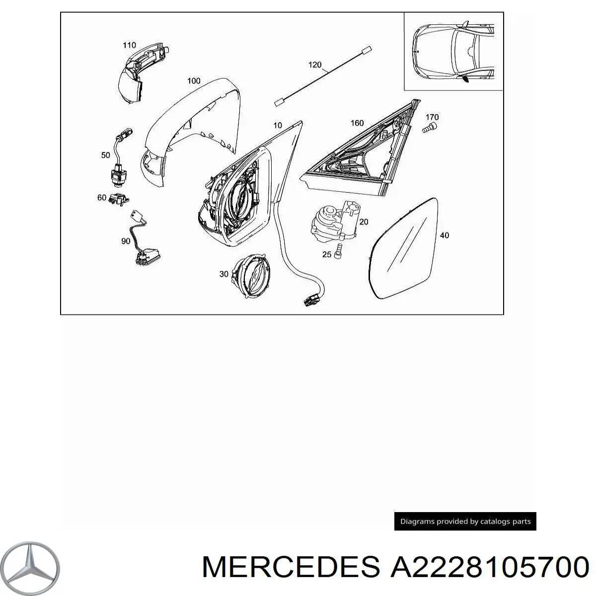 2228105700 Mercedes 