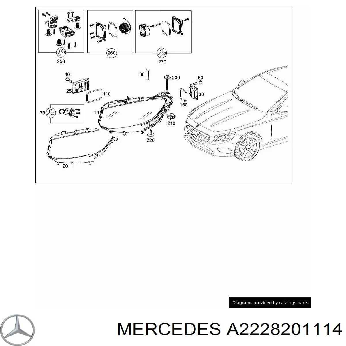 A2228201114 Mercedes 