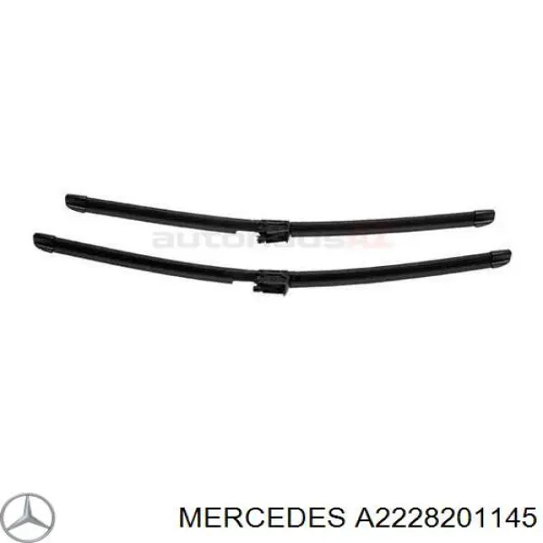 A2228201145 Mercedes щетка-дворник лобового стекла, комплект из 2 шт.
