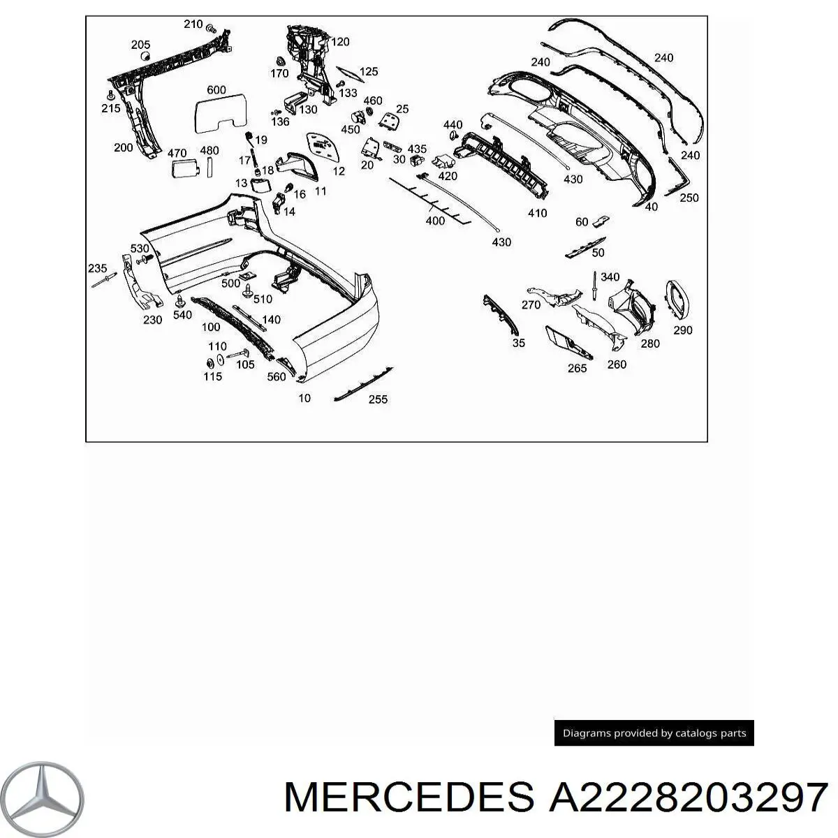 Купить A2228203297 Mercedes 